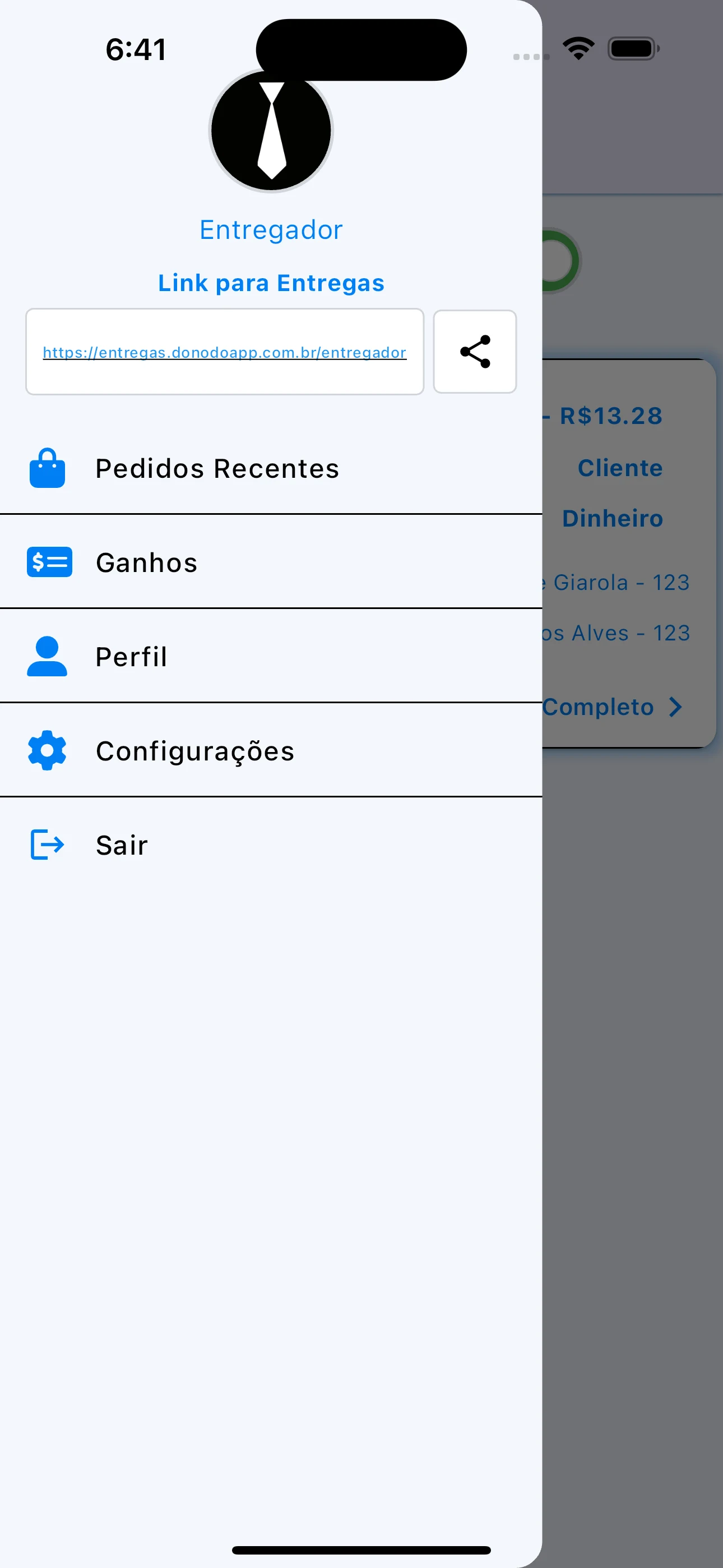 Entregas Expressas screenshot